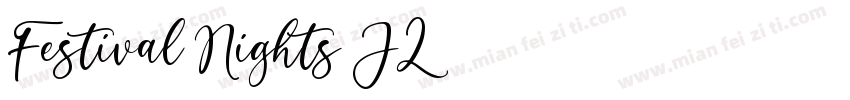 Festival Nights JL字体转换